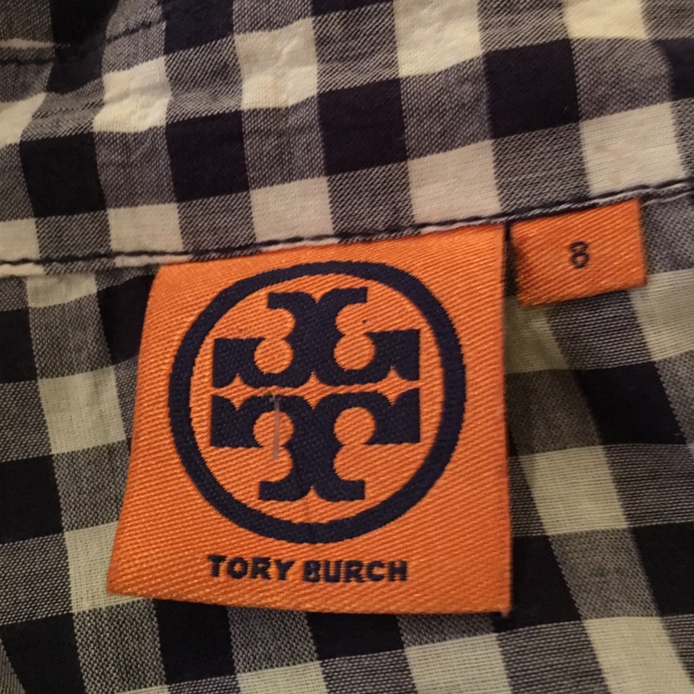 GUC Tory Burch Gingham Popover Size 8